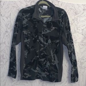 COLUMBIA Camo Light-Weight Quarter Zip